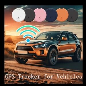 6 Vehicle GPS Tracker - Black, White, Pink, Orange, Brown, Blue